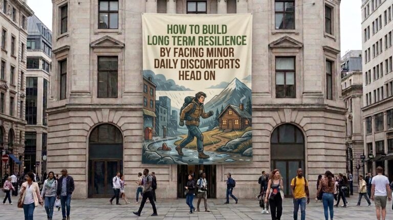 How to build long term resilience by facing minor daily discomforts head on