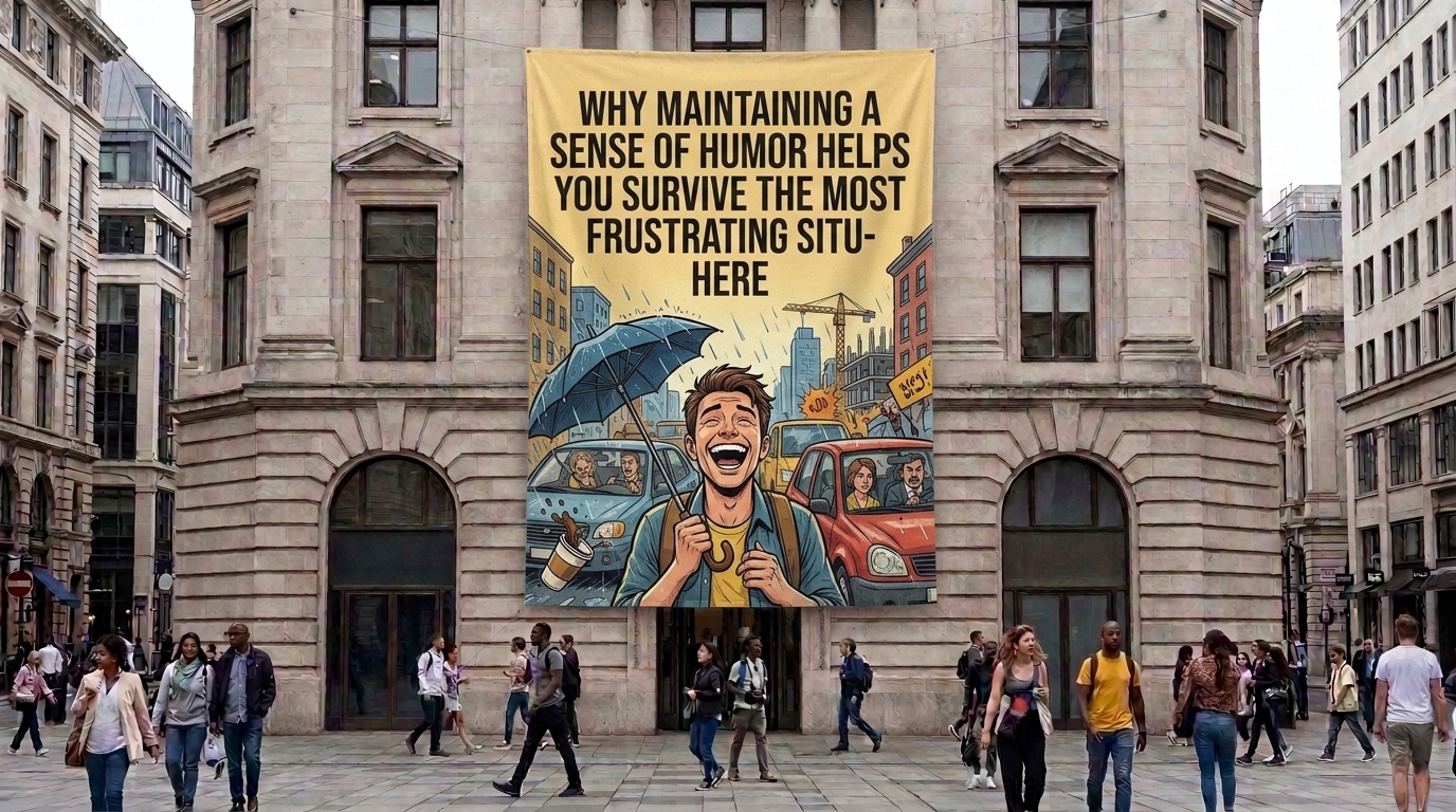 why maintaining a sense of humor helps you survive the most frustrating situations here