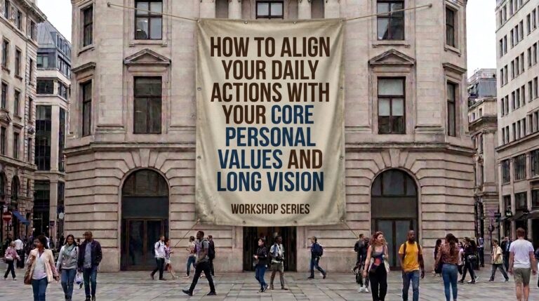 How to align your daily actions with your core personal values and long vision