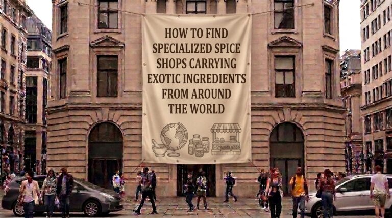 How to find specialized spice shops carrying exotic ingredients from around the world