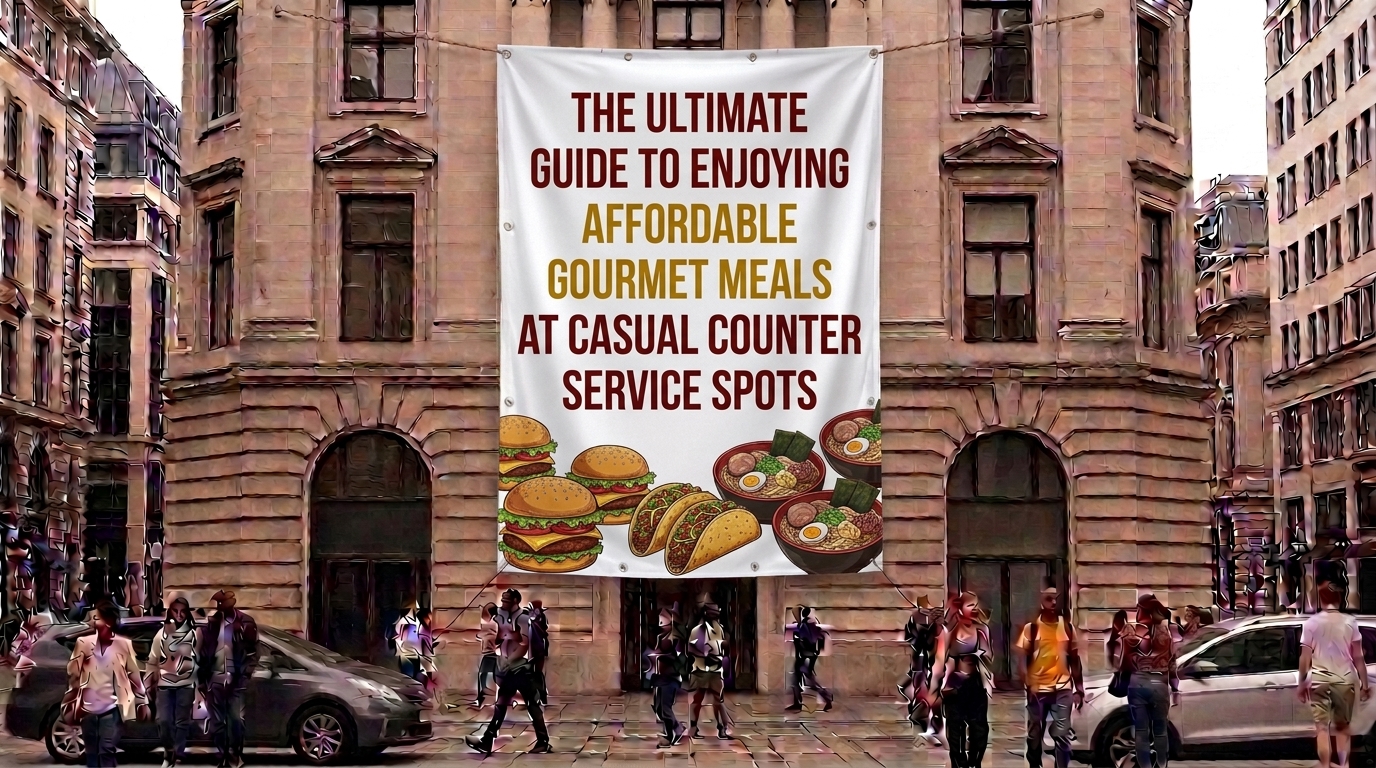 the ultimate guide to enjoying affordable gourmet meals at casual counter service spots