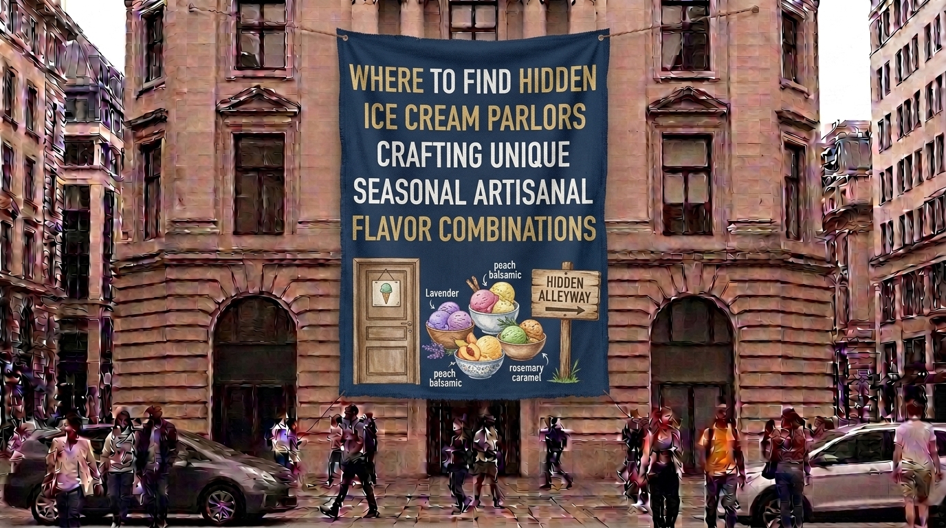 where to find hidden ice cream parlors crafting unique seasonal artisanal flavor combinations