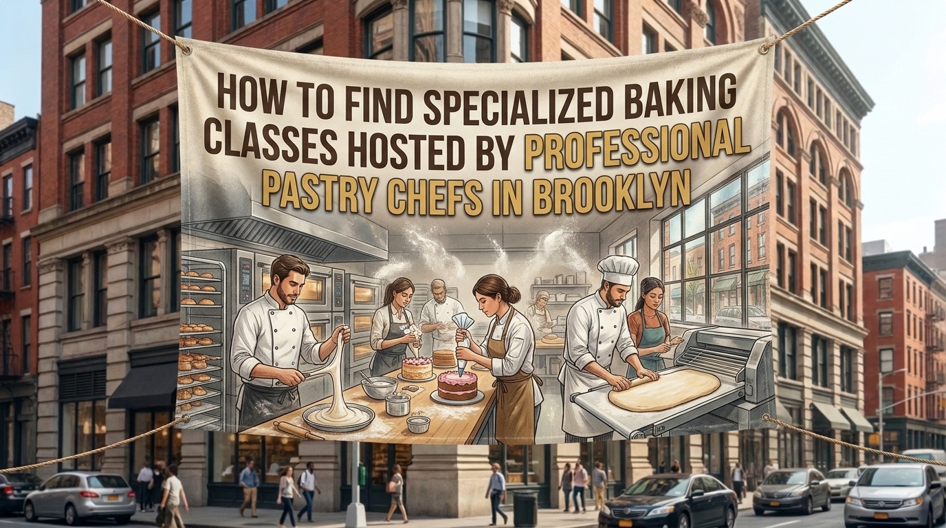 how to find specialized baking classes hosted by professional pastry chefs in brooklyn