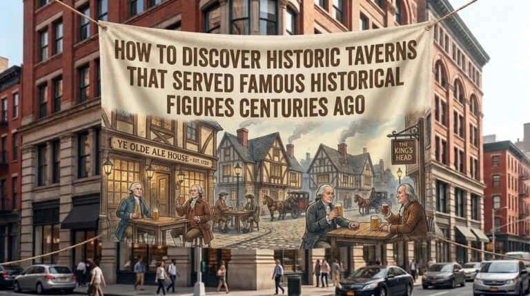 How to discover historic taverns that served famous historical figures centuries ago