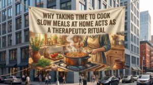 Why taking time to cook slow meals at home acts as a therapeutic ritual