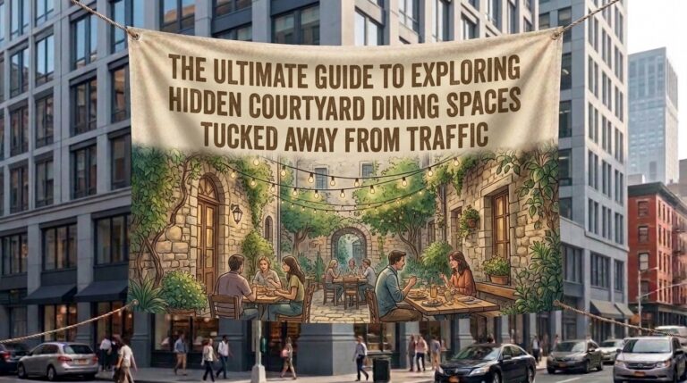 The ultimate guide to exploring hidden courtyard dining spaces tucked away from traffic