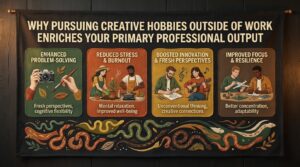 why pursuing creative hobbies outside of work enriches your primary professional output