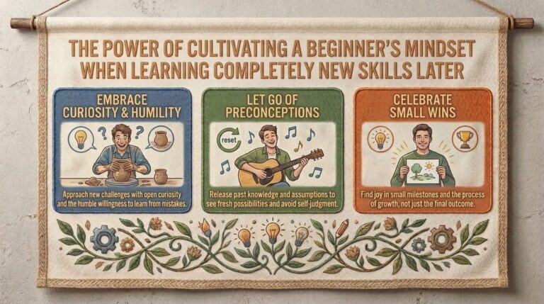 The power of cultivating a beginner’s mindset when learning completely new skills later
