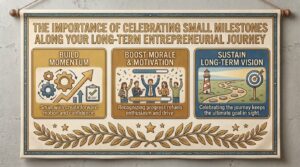 the importance of celebrating small milestones along your long term entrepreneurial journey
