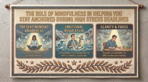 the role of mindfulness in helping you stay anchored during high stress deadlines