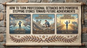 how to turn professional setbacks into powerful stepping stones toward future achievements