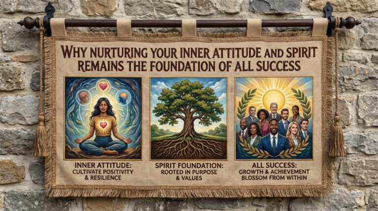 Why nurturing your inner attitude and spirit remains the foundation of all success