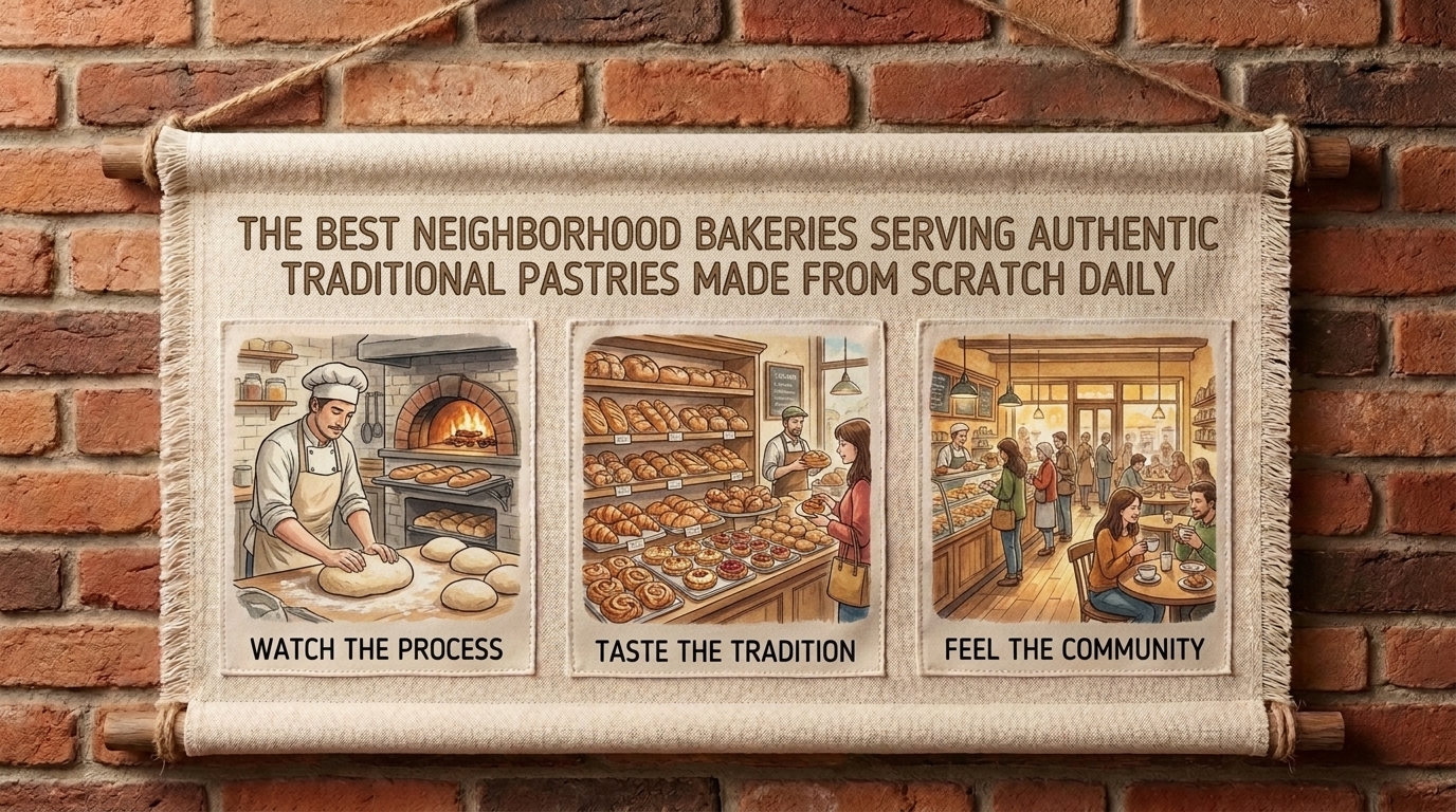 the best neighborhood bakeries serving authentic traditional pastries made from scratch daily