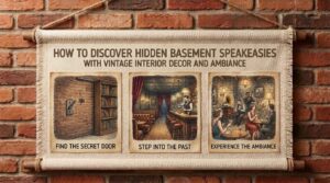 how to discover hidden basement speakeasies with vintage interior decor and ambiance