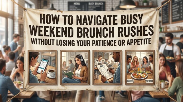 How to navigate busy weekend brunch rushes without losing your patience or appetite