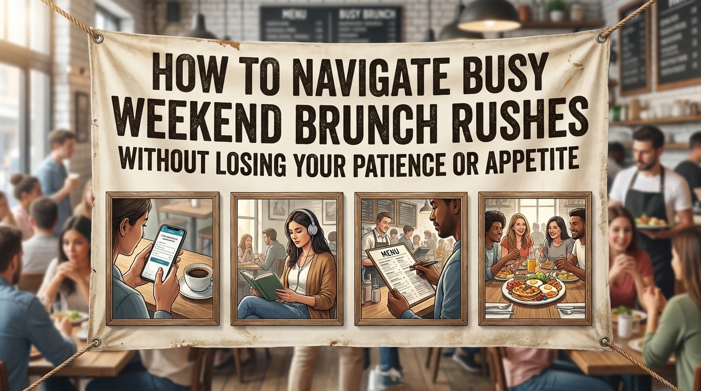how to navigate busy weekend brunch rushes without losing your patience or appetite