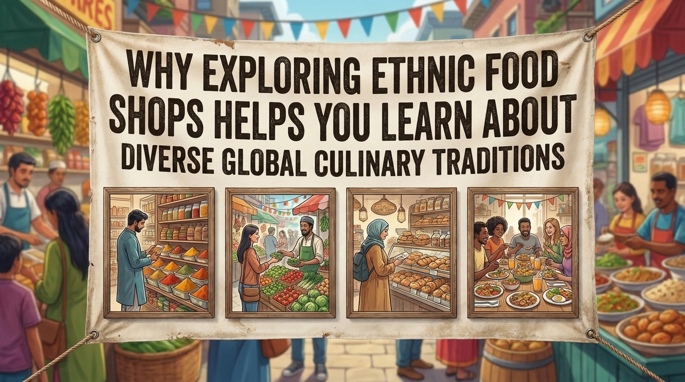 why exploring ethnic food shops helps you learn about diverse global culinary traditions