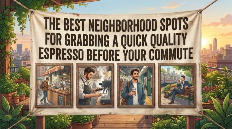 The best neighborhood spots for grabbing a quick quality espresso before your commute