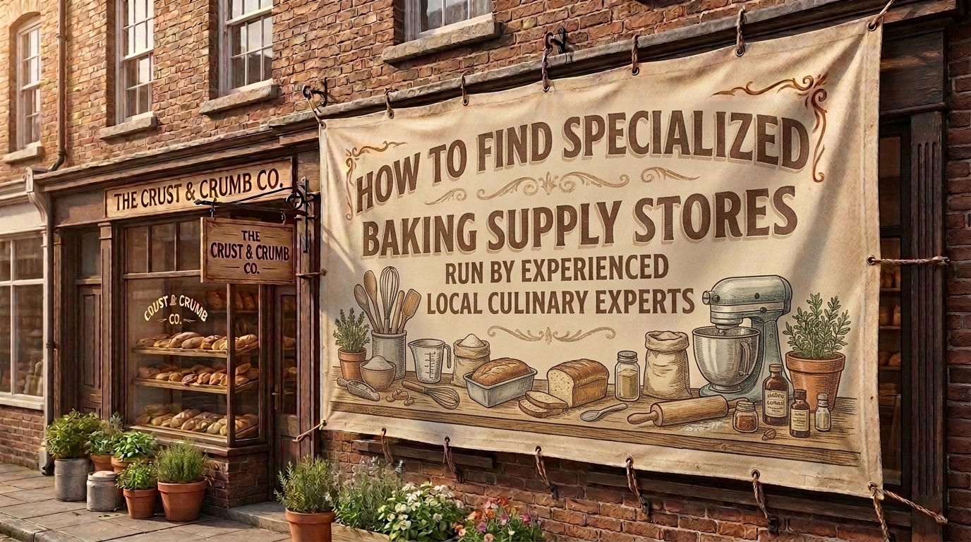 how to find specialized baking supply stores run by experienced local culinary experts
