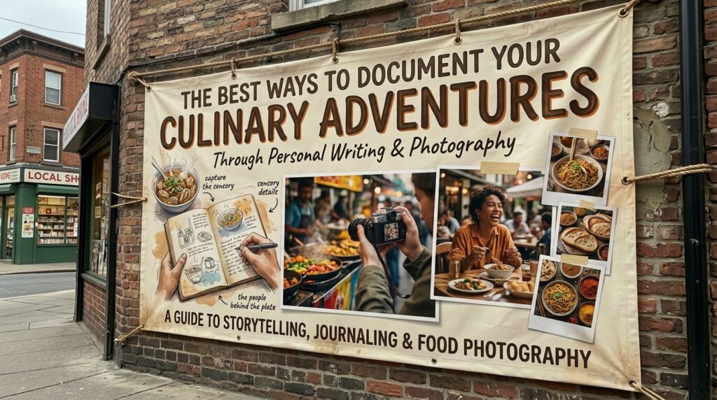 The best ways to document your culinary adventures through personal writing and photography