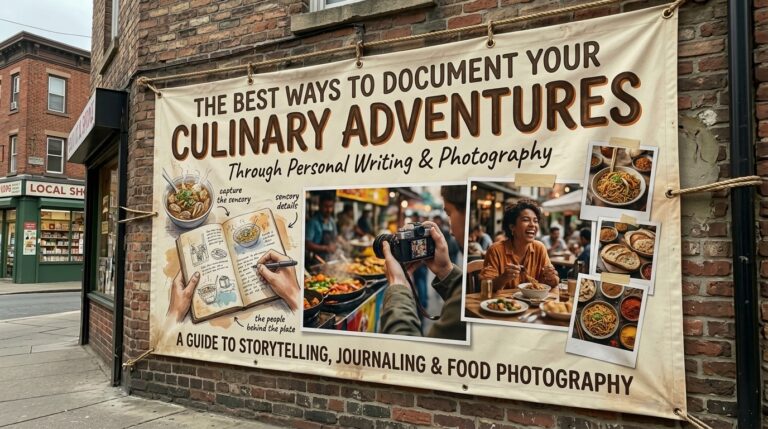 The best ways to document your culinary adventures through personal writing and photography